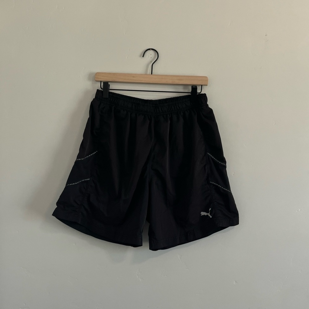Puma | Black Athletic Shorts